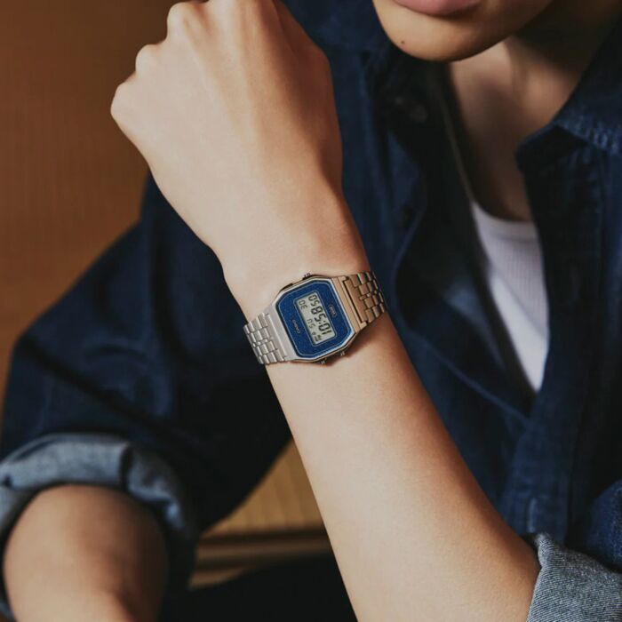 CASIO VINTAGE Mod. ICONIC - TRADITIONAL SEIGAIHA PATTERN Limited Edition - BLUE CASIO VINTAGE Mod. ICONIC - TRADITIONAL SEIGAIHA PATTERN Limited Edition - BLUE